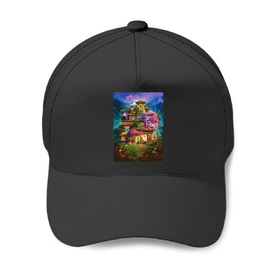 Disney Encanto Madrigal Whole House Poster Baseball Caps