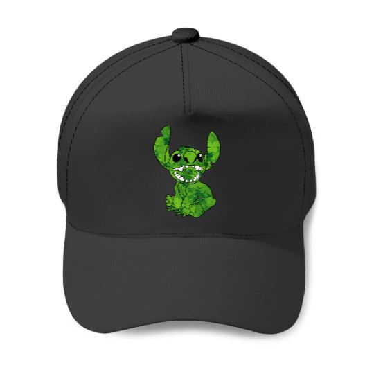 Disney Lilo Stitch St Patricks Day Stitch Clover Baseball Caps