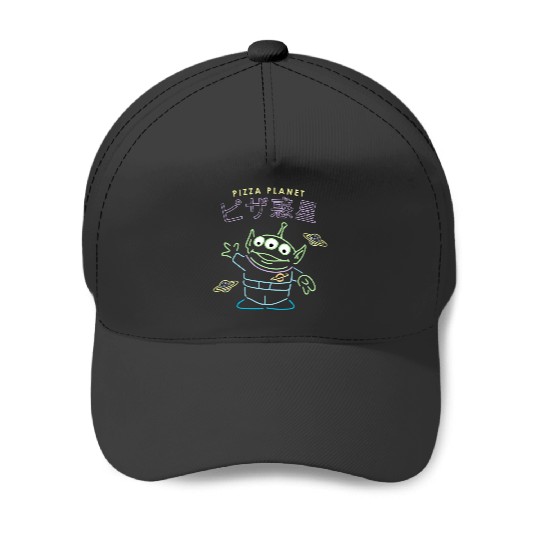 Disney Pixar Toy Story Pizza Planet Alien Neon Kanji Poster Baseball Caps