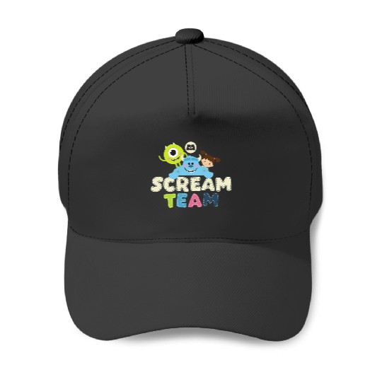 Disney Pixar Monsters Inc Scream Team Adorable Chibi Style Baseball Caps