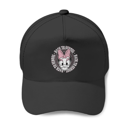 Disney Mickey And Friends Daisy Duck Back To School Logo Baseball Caps