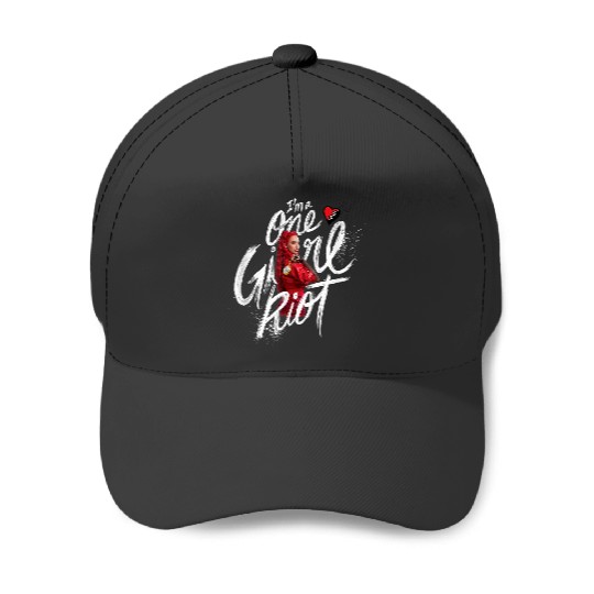 Disney Descendants The Rise Of Red I'm A One Girl Riot Red Baseball Caps