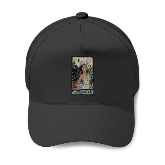 Disney Pocahontas Vintagess Portrait Style Graphic Baseball Caps