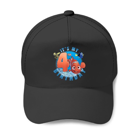 Discover Disney Pixar Finding Nemo Birthday Its My 4th Bi Baseball Caps
