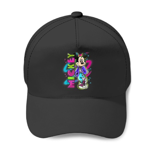 Disney Mickey Mouse Airbrush Baseball Caps