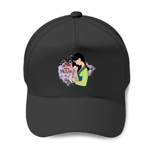 Disney Princess Mulan Cherry Blossoms Baseball Caps