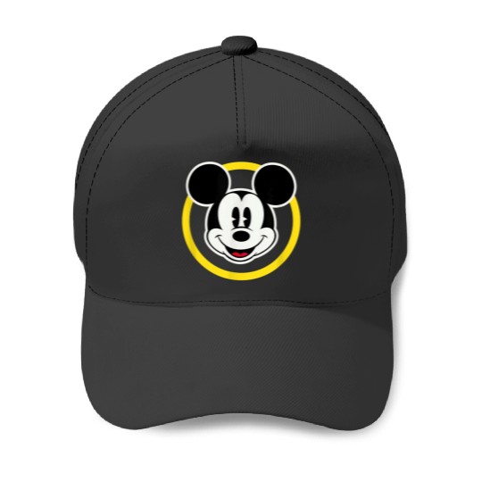 Amazon Essentials Disney Smiling Mickey in Yello Baseball Caps