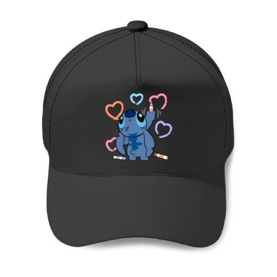 stitch dog rainbow design  , Stitch Eras Tour , Stitch Shirt, Disney Land Lilo and Stitch Baseball Caps