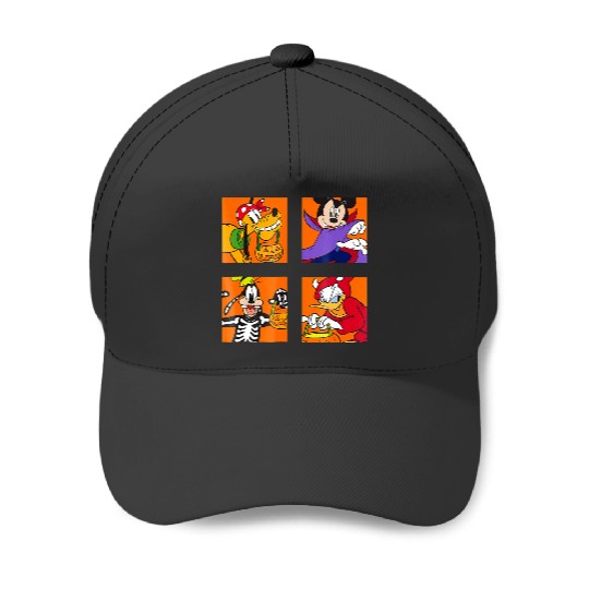 disney mickey mouse and friends surprise halloween Baseball Caps