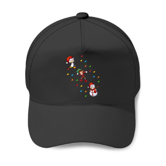 Christmas Boys Girls Men Xmas Dabbing Santa Elf Friends Xmas  : Mickey Disney Christmas, Disney Christmas Baseball Caps
