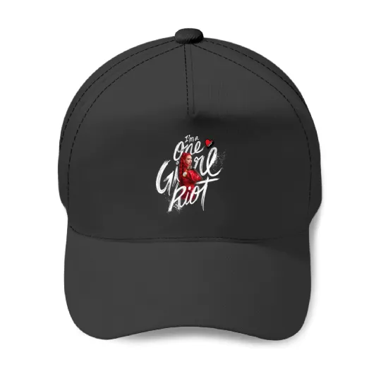 Disney Descendants The Rise Of Red I'm A One Girl Riot Red Baseball Caps