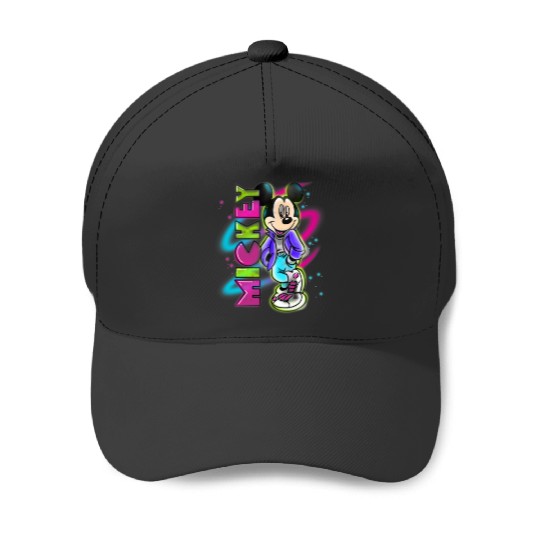 Disney Mickey Mouse Airbrush Baseball Caps
