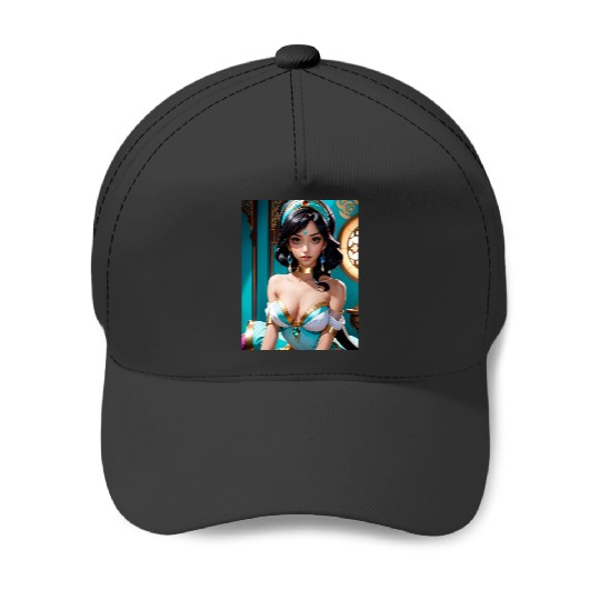 chun li retro Sticker: Disney Mulan Anime Mushu, Mulan and Mushu Baseball Caps