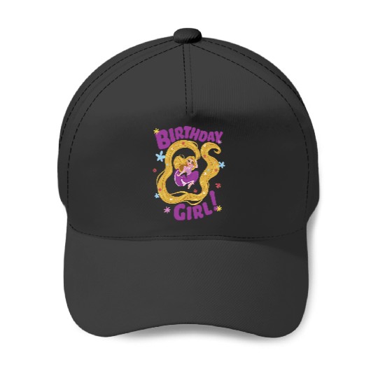 Kids Disney Tangled Birthday Girl Adventurous Rapunzel Youth Premium Baseball Caps