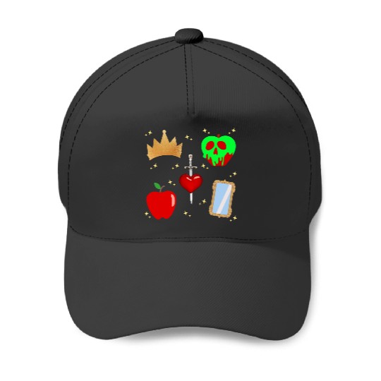 Evil Queen Villain Pattern   SALE!! : Disney Villains Maleficent , Maleficent Gift S-5XL Baseball Caps
