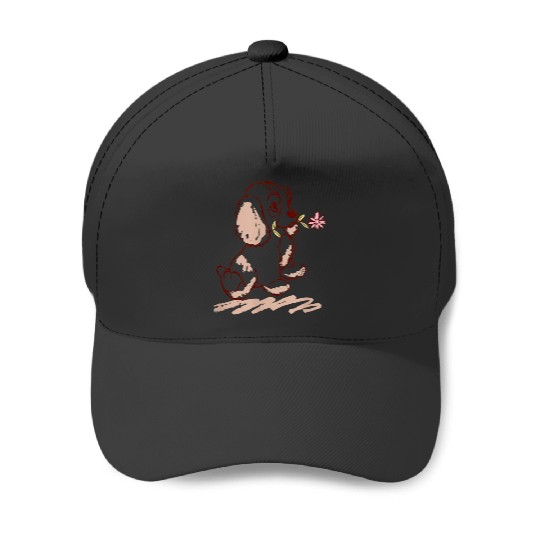 Disney Lady and the Tramp Lady Puppy Sketch Baseball Caps