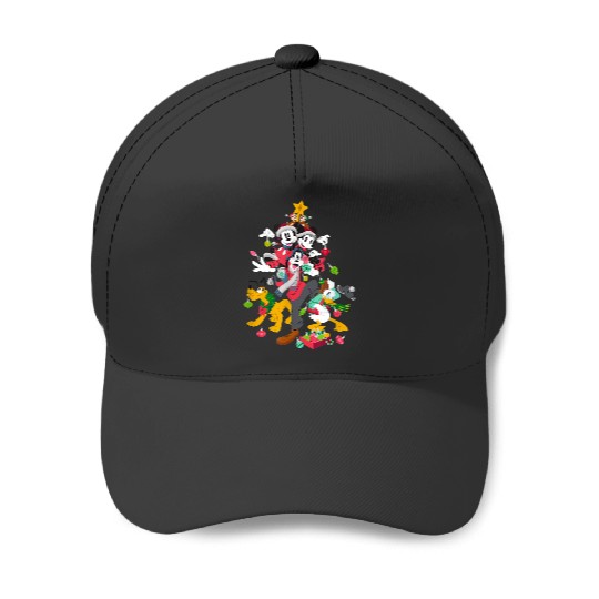 Minnie Goy Pluto Chip Dale Christmas Tree  : Mickey Disney Christmas, Disney Christmas Baseball Caps