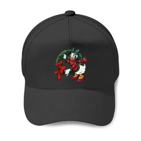 Daisy's Christmas Wreath  : Mickey Disney Christmas, Disney Christmas Baseball Caps