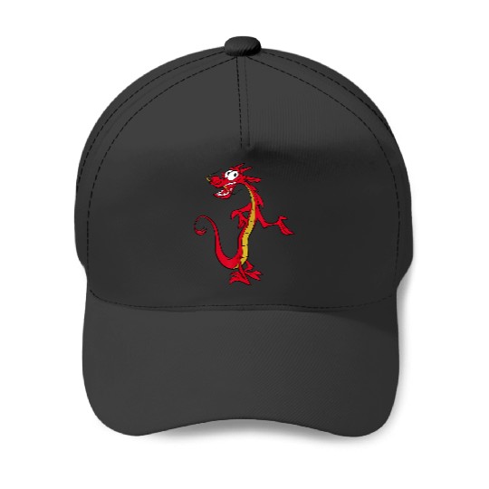 Disney Mulan Mushu Dragon T-Shirt T-Shirt Baseball Caps