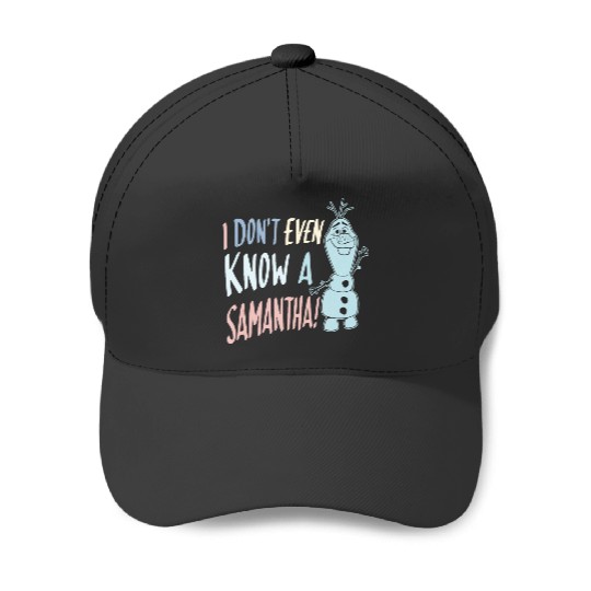 disney frozenss 2 Olaf I Dont Even Know A Samantha Tank Top Baseball Caps