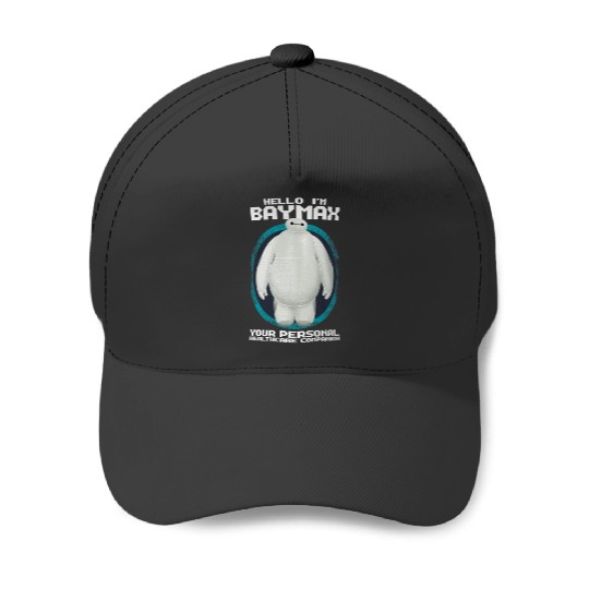 Disney Big Hero 6 Hello Im Baymax Graphic TShirt Baseball Caps