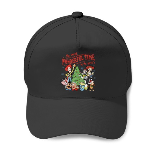 The Most Wonderful Time Of The Year Toy Story Disneyss Christmas Tree Baseball Caps