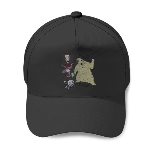 disney nightmare bee christmas oogie boogie Baseball Caps