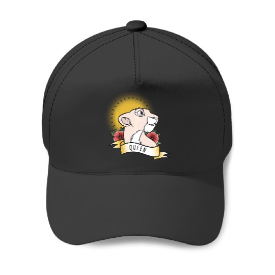 Disney Lion King Nala Queen Tattoo Yellow Baseball Caps