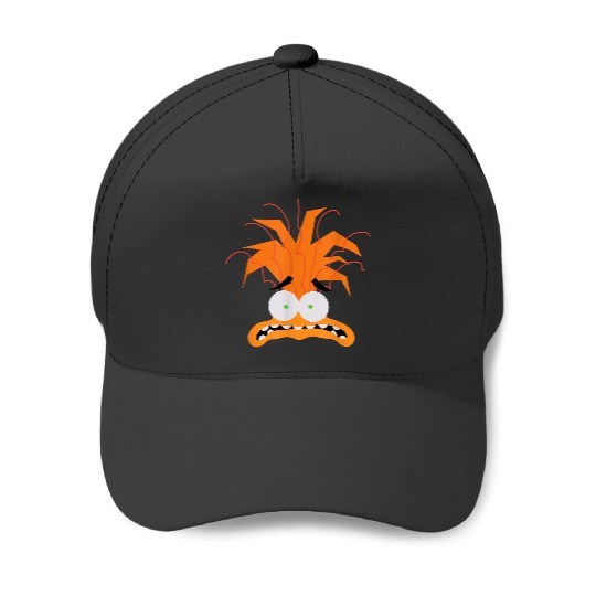 Disney Inside Out 2 Anxiety Big Head Logo Baseball Caps