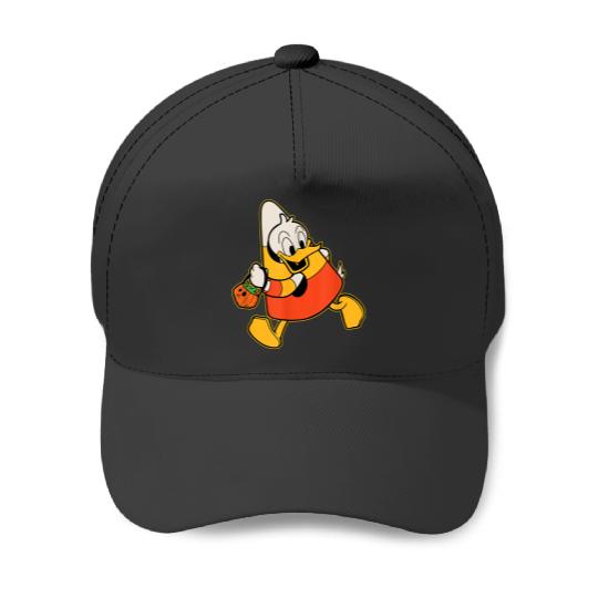 Disneyss Donald Duck Candy Corn Costume Spooky Cute Halloween Baseball Caps