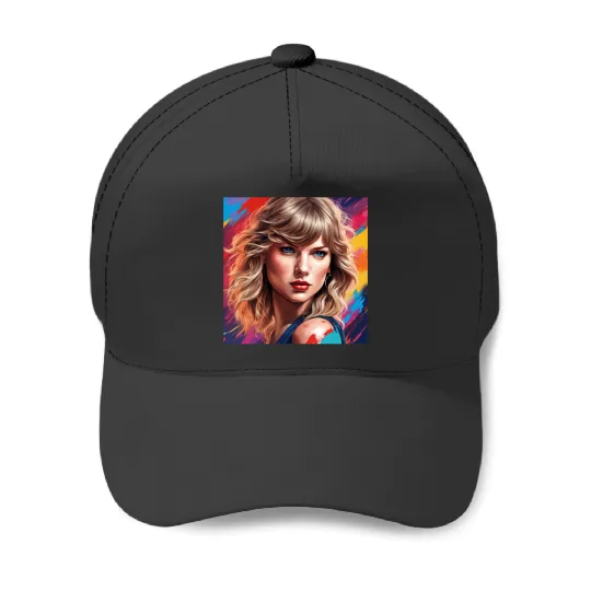 Discover Taylor Water Color Art Baseball Caps