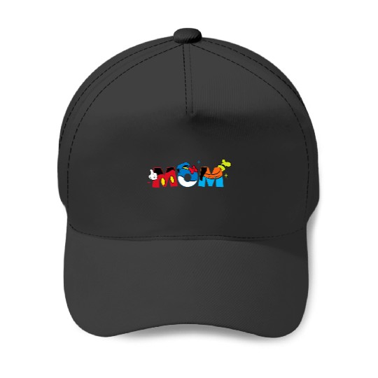Discover Disney Mickey Mouse and Friends Mom Mother’s Day Birthday Baseball Caps