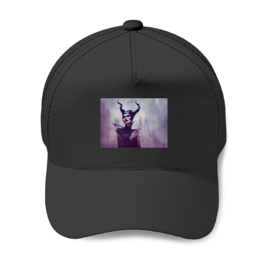 Maleficent inspired water colour   SALE!! : Disney Villains Maleficent , Maleficent Gift S-5XL Baseball Caps