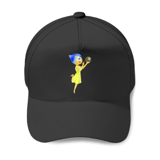 Disneyss Pixars Inside Out Joy Grabbing A Memory Cute Retro Baseball Caps