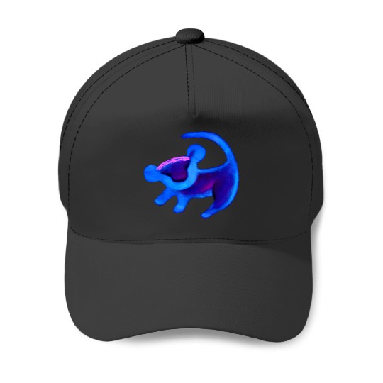 Discover Disney The Lion King Simba Cave Painting Blue Hue Baseball Caps