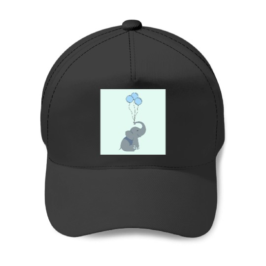 Discover Elephant with balloons Sticker2: Disney Elephant Dumbo, Dumbo Baseball Caps