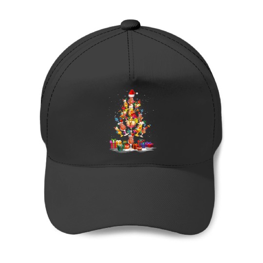 Cocktails Drinker Christmas Tree  : Mickey Disney Christmas, Disney Christmas Baseball Caps