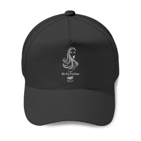 I am a silver grey strong woman [ White logo on dark top]   SALE!! : Disney Villains Maleficent , Maleficent Gift S-5XL Baseball Caps