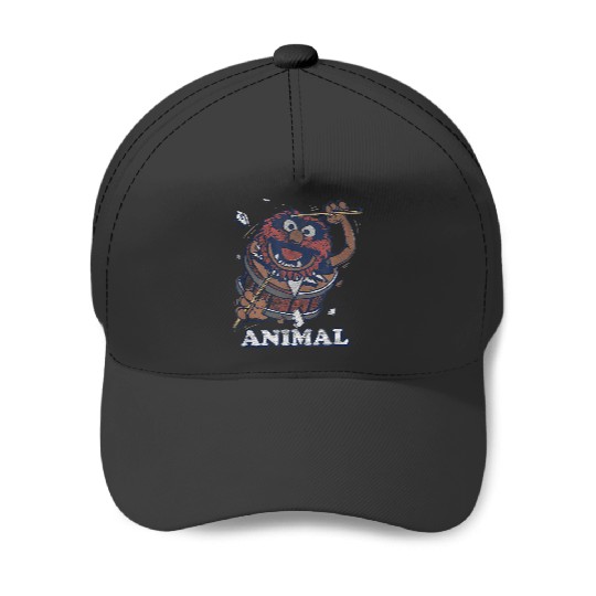 Disneyss The Muppets Vintages Animal Wild Drummer Bust Through Baseball Caps