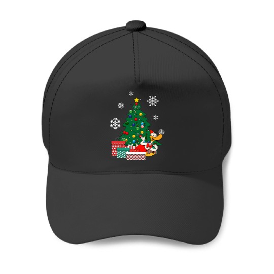 Gandy Goose Around The Christmas Tree  : Mickey Disney Christmas, Disney Christmas Baseball Caps