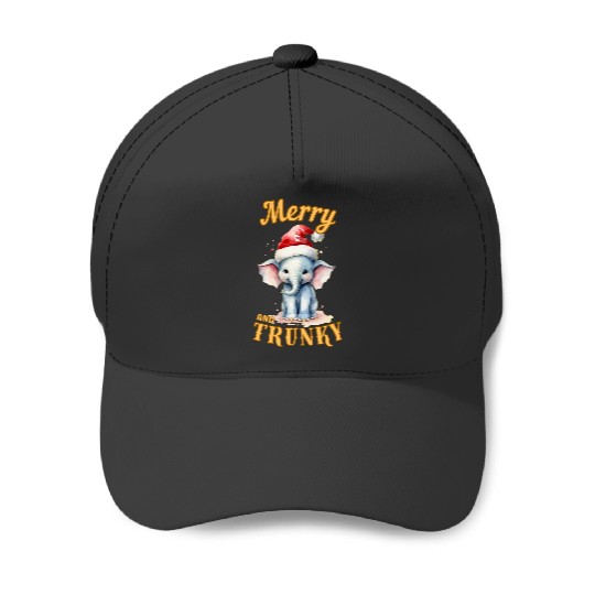 Discover Merry And Trunky. watercolor elephant  , Disney Elephant Dumbo Christmas , Dumbo Christmas Baseball Caps
