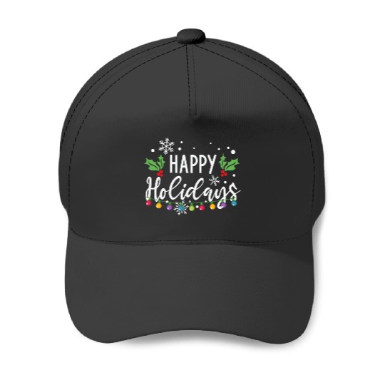 Discover Happy Holidays Christmas Light Bulbs: Mickey Disney Christmas, Disney Christmas Baseball Caps