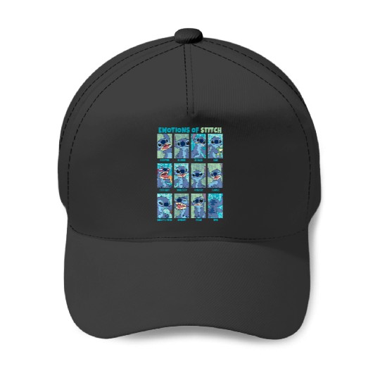 Discover Disney Lilo Stitch Emotions Of Stitch Panels Baseball Caps