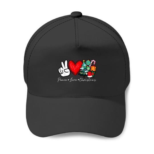 Peace Love Christmas: Mickey Disney Christmas, Disney Christmas Baseball Caps
