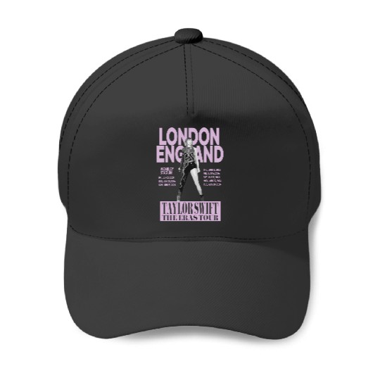 swift eras tour london light purple Baseball Caps