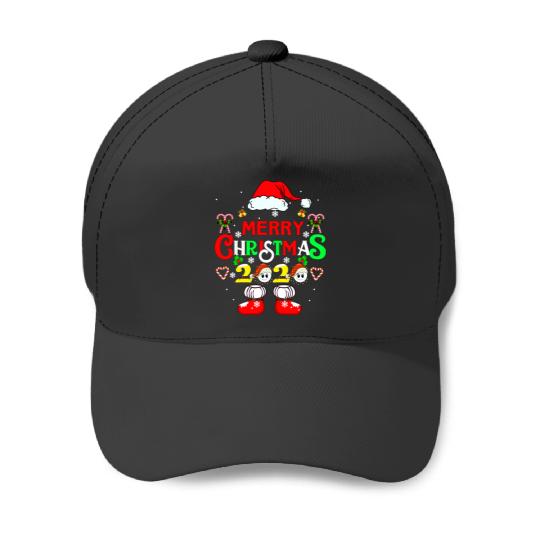 family christmas crew 2022 reindeer squad santa matching   : Mickey Disney Christmas, Disney Christmas Baseball Caps
