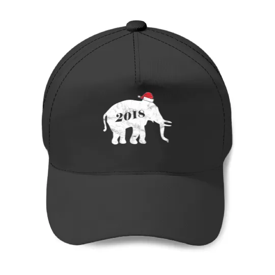 Discover White Elephant Gift Santa Hat 2018 Funny Distressed I Love Elephants  , Disney Elephant Dumbo Christmas , Dumbo Christmas Baseball Caps