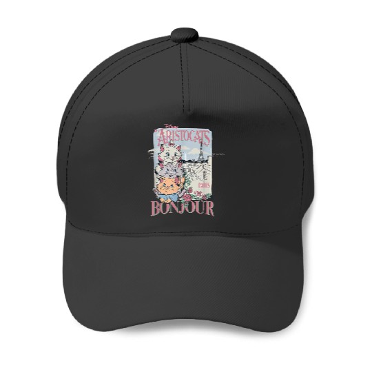 Discover Disney The Aristocats Bonjour Paris Since 1979 Ad Baseball Caps