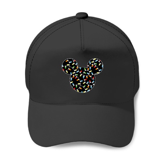 Discover Disney Mickey Christmas Lights Long Sleeve  Long Sleeve Baseball Caps