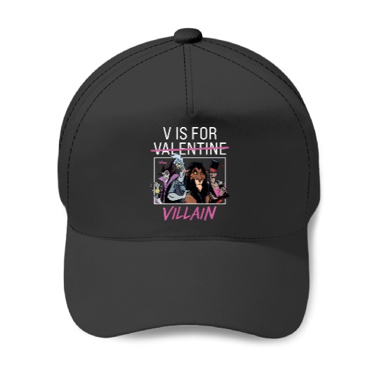 Discover Disney Villains - V For Valentine Villain Baseball Caps